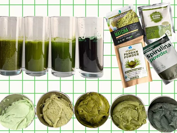 Green Choices: Testing Four Natural Plant Powders for Vibrant, Healthy Color